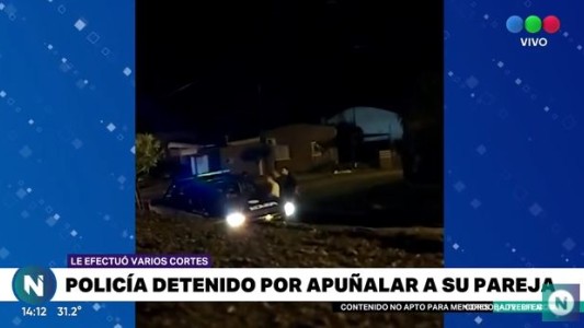 Un policía detenido tras brutal ataque a su pareja: la apuñaló siete veces