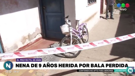 Yofre Norte: bala perdida hirió en la cabeza a una nena de 9 años