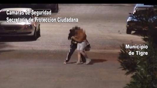Video: le pegó brutalmente a su pareja y lo detuvieron por las cámaras de seguridad