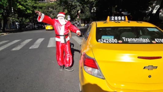 Garantizan taxis en Nochebuena y el 31, pero todos a brindar entre las 23 y la 1