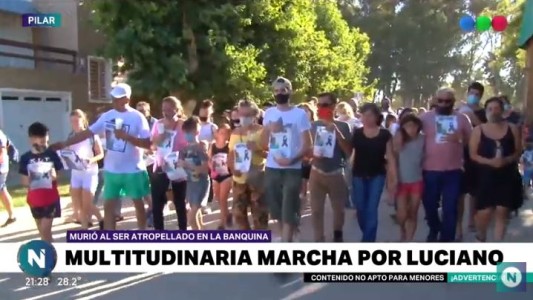 Justicia por Luciano: murió atropellado y denuncian que el conductor se fugó