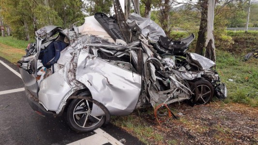 Accidente fatal: murió al impactar contra un árbol