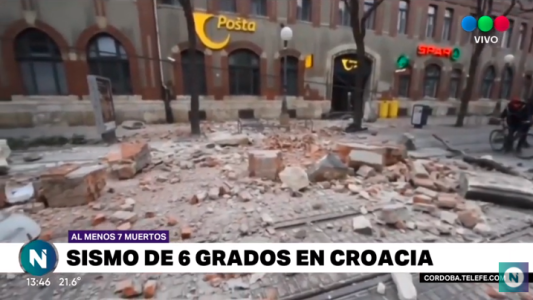 Siete muertos en Croacia tras un terremoto de 6,4 grados