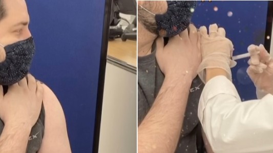 Fue a comprar al supermercado y le dieron la vacuna contra el coronavirus