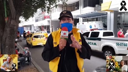 Un movilero se enteró en vivo que su esposa murió por coronavirus