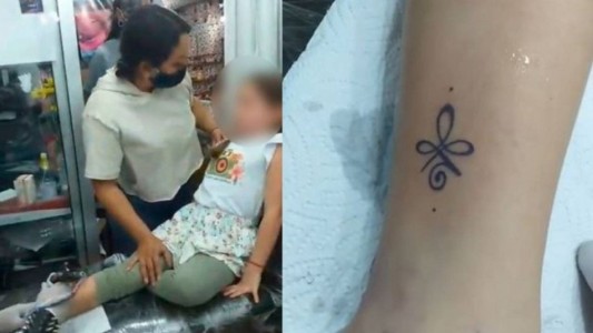 Polémica por una madre que obliga a su hija de 7 años a tatuarse: "Acostúmbrate que no te va a doler"