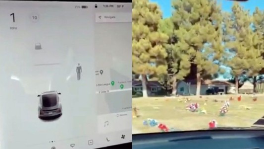 Misterio: Un Tesla se detuvo en un cementerio