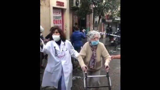 Madrid: Así rescataron a ancianos de un hogar lindero al edificio de la explosión