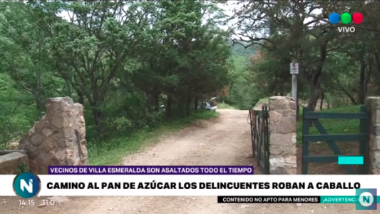 Al igual que en el "lejano Oeste", ladrones roban a caballo en Córdoba