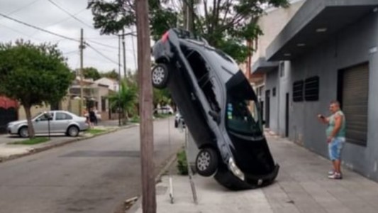 Lanús: se desmayó y chocó