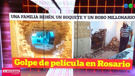Rosario: los boqueteros se llevaron entre 40 y 45 millones de pesos