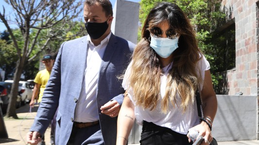 Declaran Gianinna y Jana Maradona en la fiscalía de San Isidro