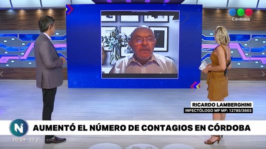 Lamberghini sobre el aumento de casos positivos en Córdoba