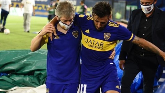 Salvio se rompió el ligamento cruzado de una rodilla y será baja en Boca al menos seis meses