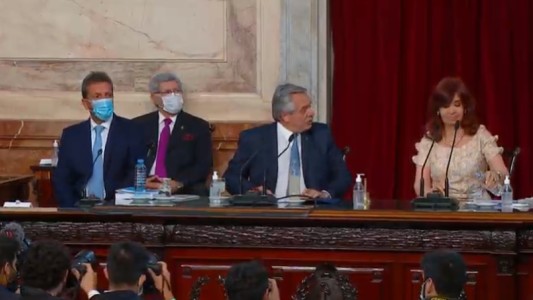 Alberto Fernández abre las sesiones ordinarias del Congreso