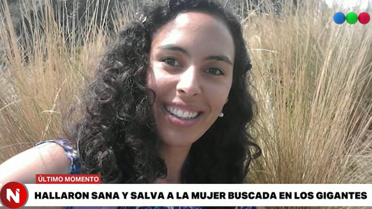 URGENTE: encontraron a la mujer desaparecida en Los Gigantes