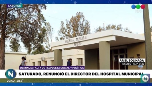 Los motivos de la renuncia del director del Hospital de Laborde