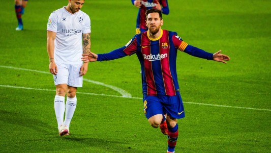 Barcelona goleó con dos de Messi y le sigue descontando al Atlético de Madrid