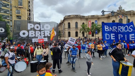 Organizaciones sociales se movilizaron en contra de los aumentos