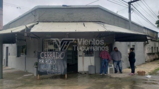 Un comerciante colgó el cartelito en su negocio: "Cerrado por robo"
