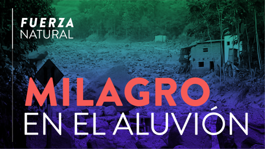 Milagro en el aluvión: El momento donde una comunidad de salvó de ser arrastrada