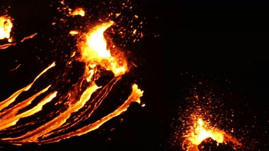 La erupción del volcán que despertó en Islandia tras 800 años de inactividad