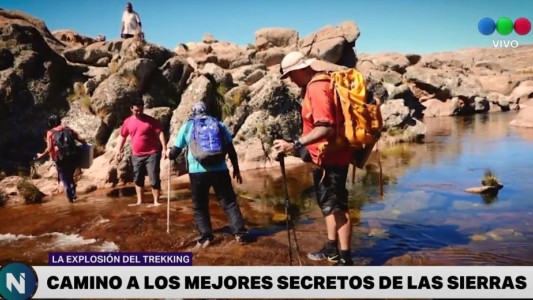 Al paso del trekking, se revelan maravillosos y secretos paisajes de Córdoba
