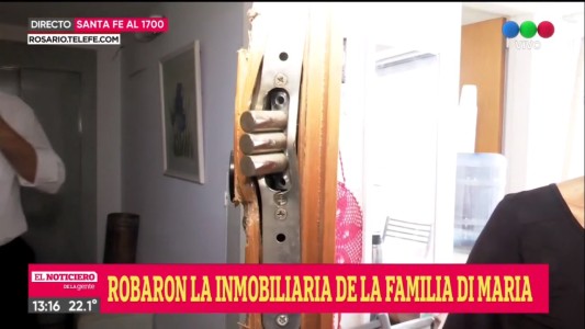 Asaltaron la inmobiliaria de la familia de Ángel Di María en Rosario