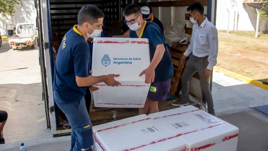 Córdoba: Llegaron 28.200 vacunas del primer componente de Sputnik V