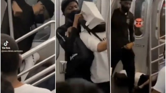 Video: brutal paliza a un hombre asiático en el subte de Nueva York