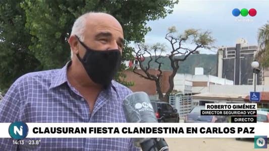 Empresario demorado por fiesta clandestina en Villa del Lago