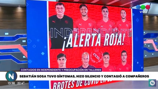 Alerta Covid en el fútbol cordobés por infectados y contactos estrechos