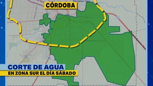 Comenzó el corte de Aguas Cordobesas: Estos son los 175  barrios afectados