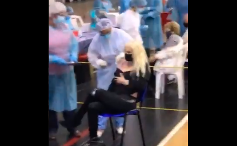 Susana Giménez se vacunó contra el coronavirus en Uruguay