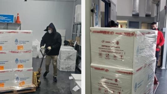 Llegaron vacunas Sinopharm a Córdoba