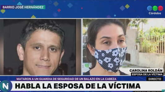 Desgarrador relato de la viuda del guardia asesinado: “dispararon de espaldas y a quemarropa”