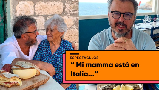 El tierno mensaje de Donato De Santis a su mamá