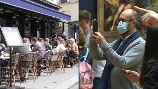 Los franceses regresan a cafés y museos tras seis meses de cierre