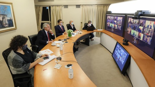 El Presidente y los gobernadores coincideron en la necesidad de más restricciones