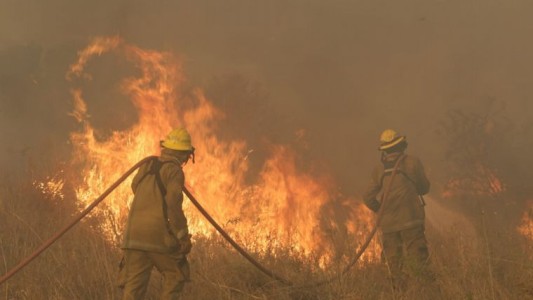 Bomberos controlaron el incendio de Malagueño