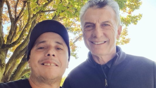 El Dipy le pidió una selfie a Macri:  "¡Hasta almuerzo pegué!"
