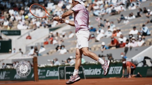 Schwartzman chocó contra la potencia de Nadal en Rolando Garros