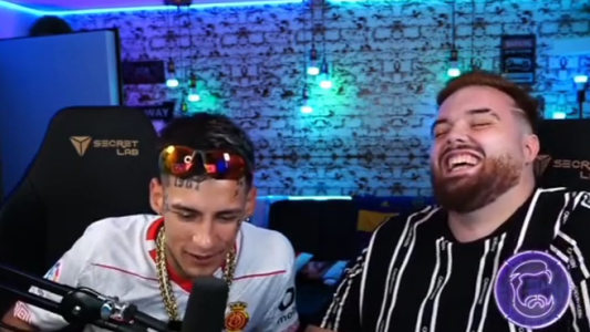 L-Gante visitó a Ibai en España y prendieron Twitch juntos