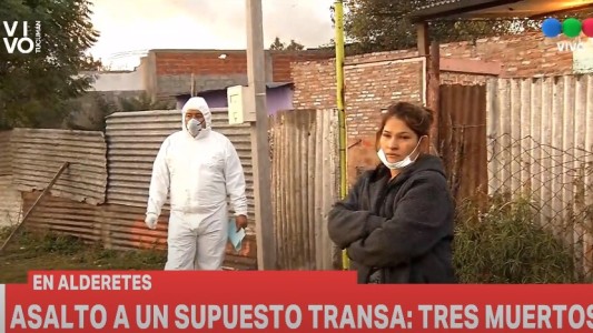 Tres muertos: en un presunto asalto ingresaron armados y vestidos de policía