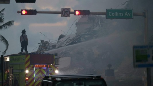 Miami: sigue la búsqueda de 9 argentinos y otras 90 personas tras el derrumbe