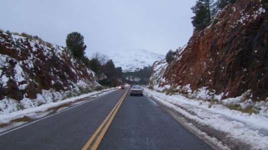 Nevó en Sierra de la Ventana