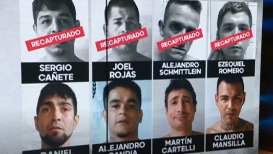 Tres presos recapturados de la fuga carcelaria en Santa Fe fueron imputados y un cuarto se entregó