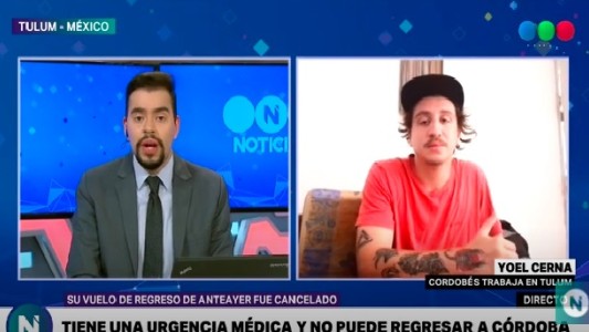 Varados: tiene una urgencia médica y no puede regresar a Córdoba