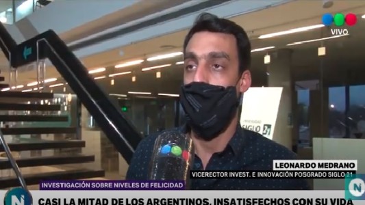 Casi la mitad de los argentinos no están satisfechos con su vida