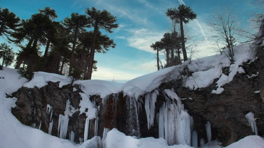 Video: Se congeló una cascada en Jujuy